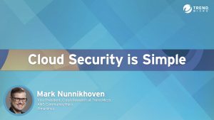 Cloud Security Is Simple, Absolutely Simple.