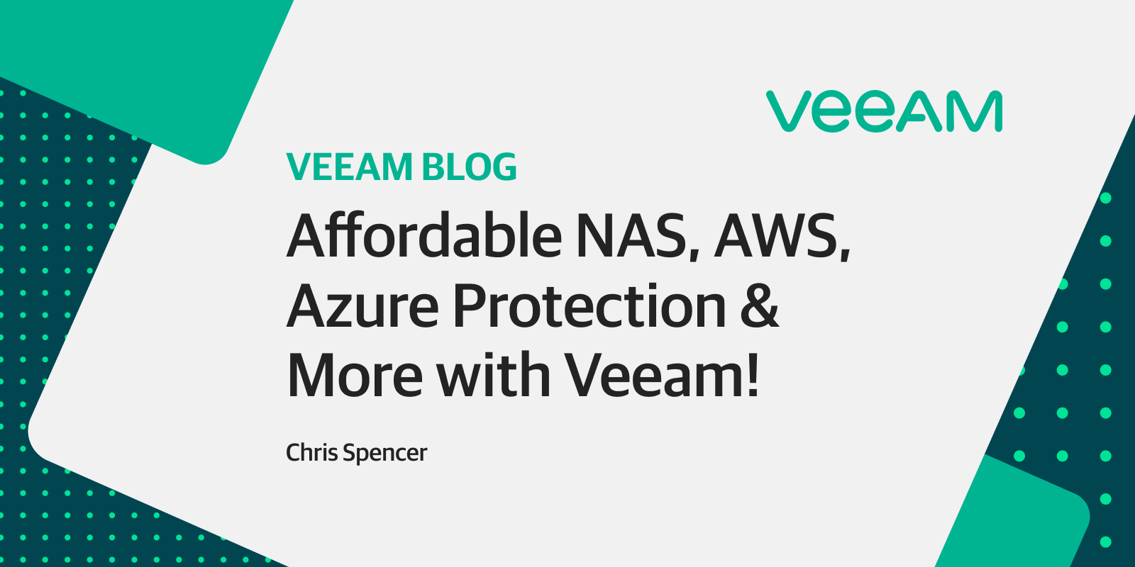 Protecting NAS, AWS, Azure & more is less expensive than you may think now?