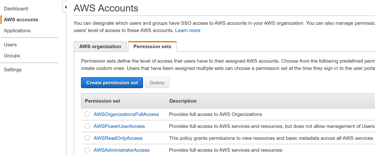 Ways to get read-only presence in to the AWS Control Tower console