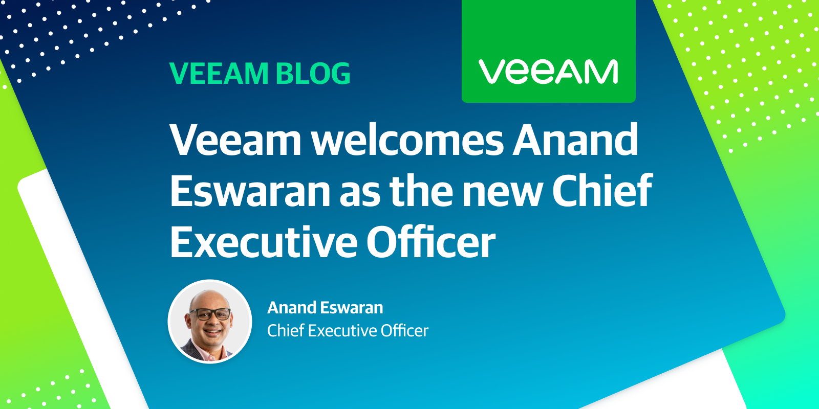 A new adventure. Signing up for the Veeam journey. New beginnings for 2022