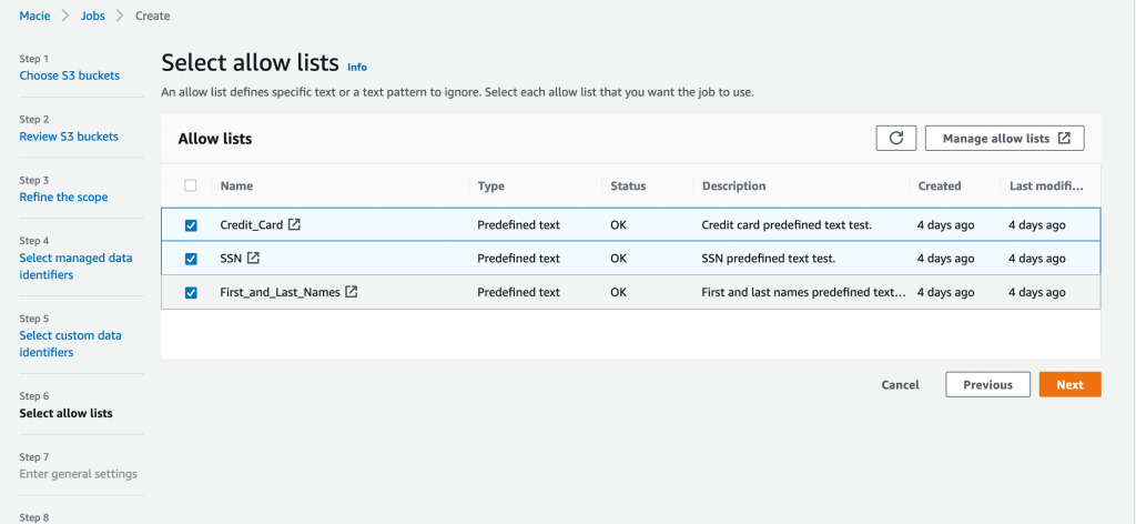 Find out more about the brand new allow list feature within Macie