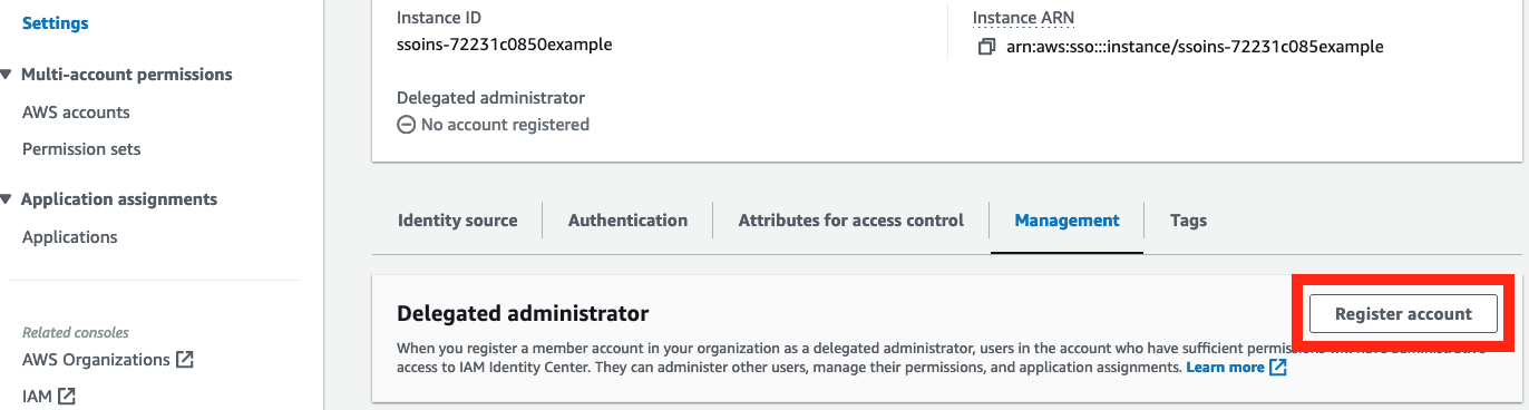 How to use AWS managed applications with IAM Identity Center